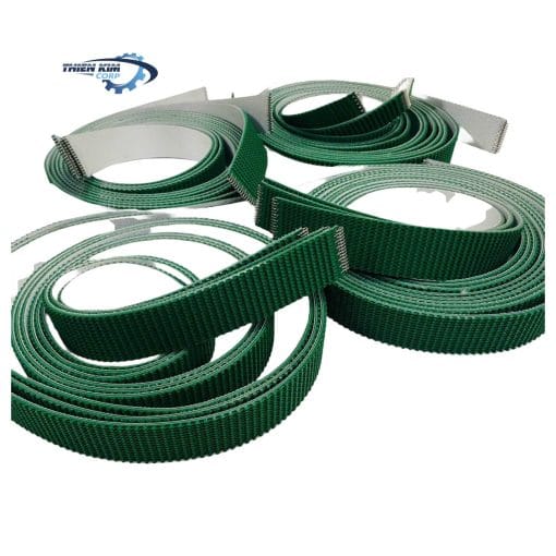 Băng tải PVC xanh gai nối xương cá