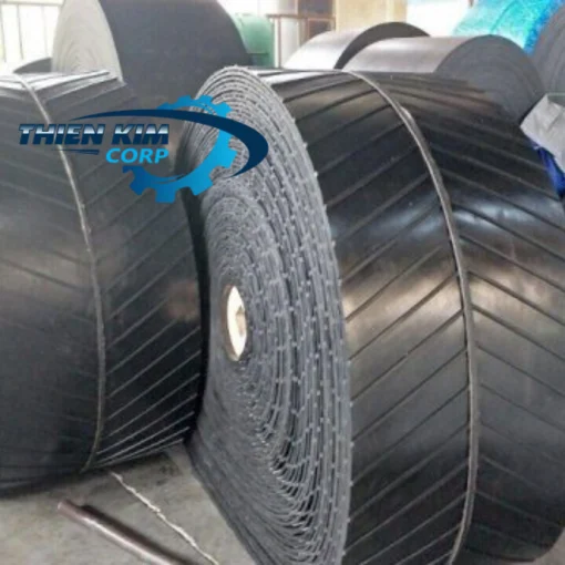 Băng tải cao su gân V