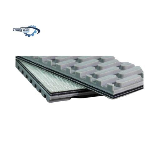 Băng tải PVC xám hạt dưa 9mm
