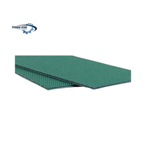 Băng tải PVC xanh 2 mặt bố