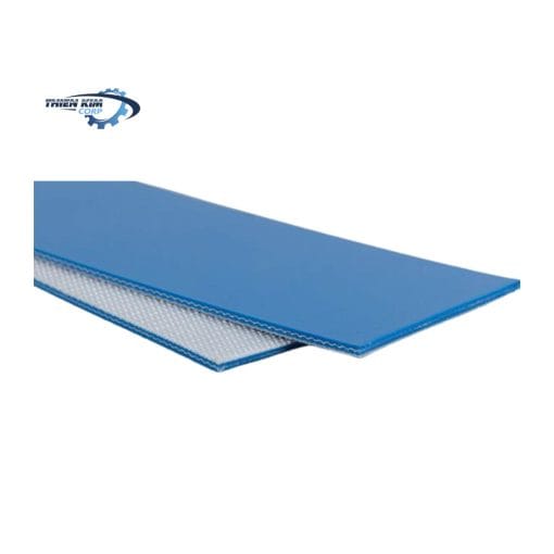 Băng tải PVC xanh trơn bố 2mm