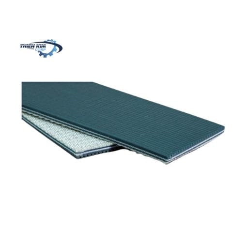Băng tải PVC xanh sọc 3mm