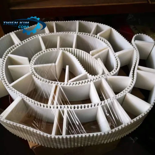 Dây Pu răng lõi thép dán gờ