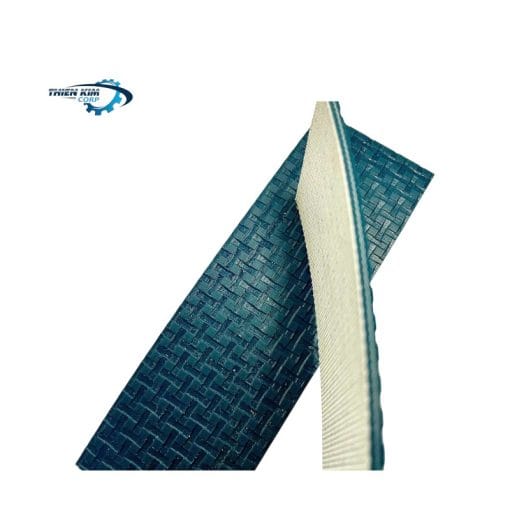 Băng tải PVC xanh vân bánh tráng 3mm