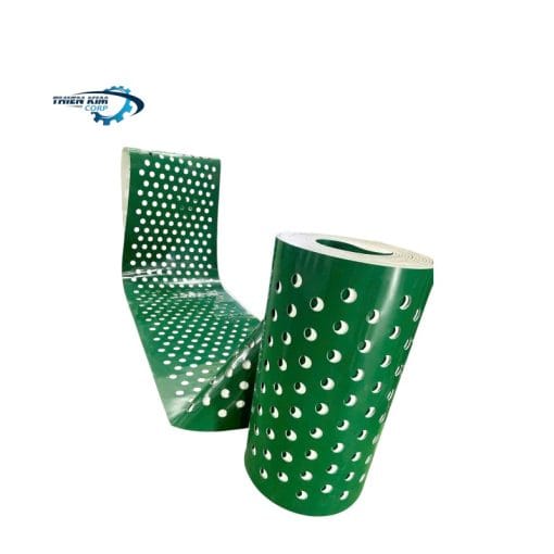 Băng tải PVC dập lỗ 30mm