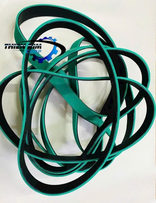 Băng tải cao su xanh dày 8li