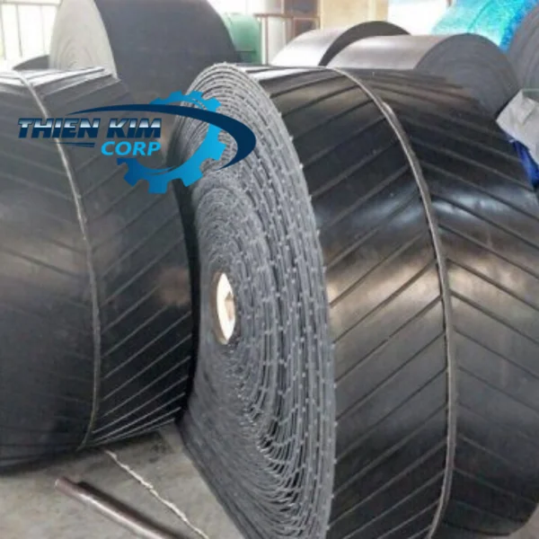 Băng tải cao su gân V