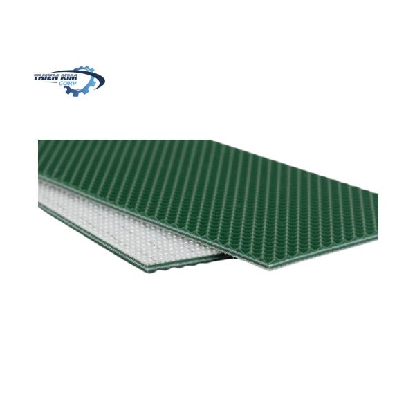 Băng tải PVC caro dày 3mm - 2 lớp bố